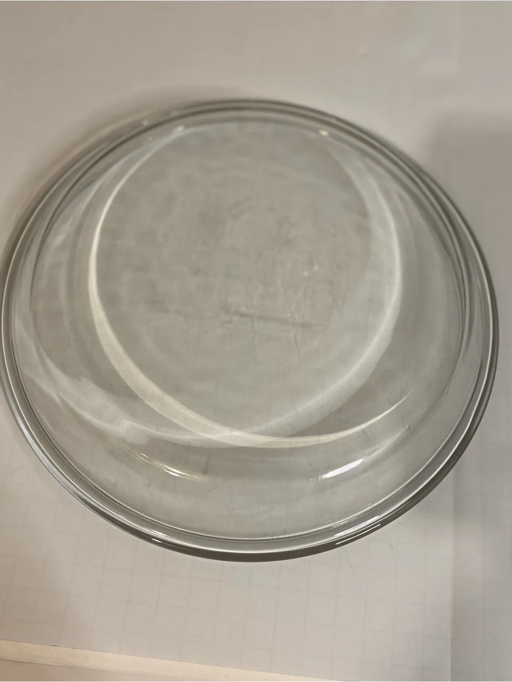 Anchor Hocking Clear Glass cooking dish round pie